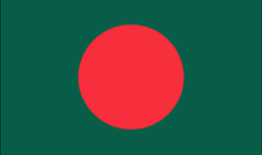 Bangladesh : Landets flagga (Genomsnittlig)