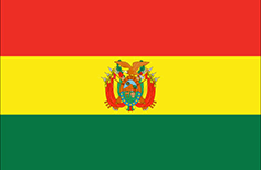 Bolivia : ದೇಶದ ಧ್ವಜ (ಸರಾಸರಿ)