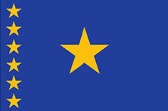 Democratic Republic of the Congo : Maan lippu (Keskimääräinen)