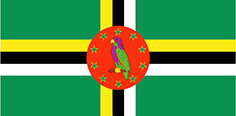 Dominica : Երկրի դրոշը: