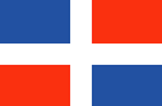 Dominican Republic : 国家的国旗