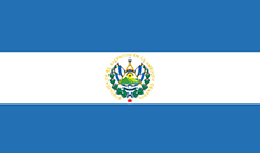 El Salvador : Landets flagga
