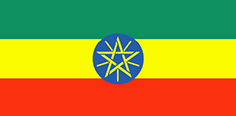Ethiopia : Az ország lobogója