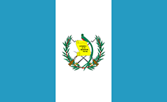 Guatemala : 나라의 깃발