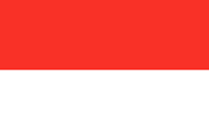 Indonesia : На земјата знаме