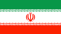 Iran : Das land der flagge (Durchschnitt)