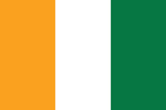 Ivory Coast : Země vlajka (Průměr)