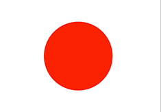 Japan : Ülkenin bayrağı (Ortalama)