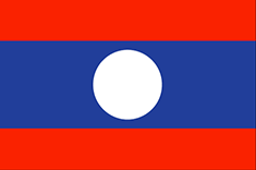 Laos : Az ország lobogója