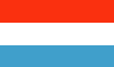 Luxembourg : Landets flagga