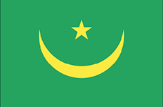 Mauritania : Země vlajka (Průměr)