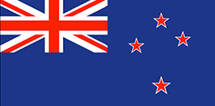 New Zealand : Landets flagga (Genomsnittlig)