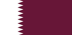 Qatar : Landets flagga (Genomsnittlig)