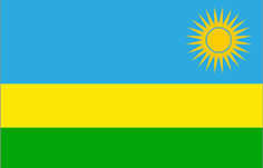Rwanda : Landets flagga (Genomsnittlig)