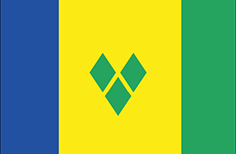 Saint Vincent and the Grenadines : Baner y wlad (Cyfartaledd)