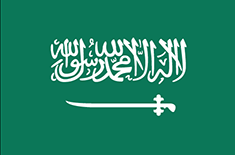 Saudi Arabia : La landa flago