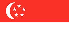 Singapore : Baner y wlad (Cyfartaledd)