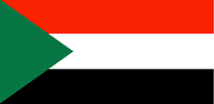Sudan : Baner y wlad (Cyfartaledd)