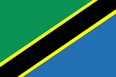 Tanzania : Baner y wlad (Cyfartaledd)
