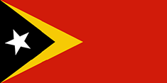 Timor-Leste : Az ország lobogója (Átlagos)