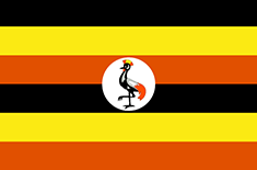 Uganda : Az ország lobogója