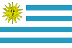 Uruguay : 나라의 깃발 (평균)