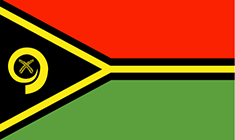 Vanuatu : Landets flagga (Genomsnittlig)