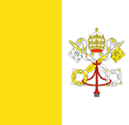 Vatican City : Maan lippu (Keskimääräinen)