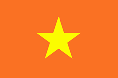 Vietnam : Herrialde bandera