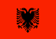Albania : Maan lippu (Pieni)
