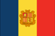 Andorra : ქვეყნის დროშა (მცირე)