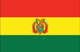 Bolivia : La landa flago (Malgranda)