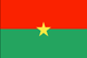 Burkina Faso : La landa flago (Malgranda)