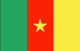 Cameroon : Landets flagga (Liten)