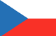 Czech Republic : Maan lippu (Pieni)