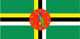 Dominica : La landa flago (Malgranda)