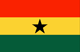 Ghana : Երկրի դրոշը: (Փոքր)