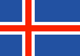 Iceland : Az ország lobogója (Kicsi)