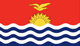 Kiribati : Bandeira do país (Pequeno)