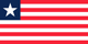Liberia : Երկրի դրոշը: (Փոքր)