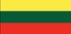 Lithuania : Az ország lobogója (Kicsi)