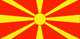 Macedonia : Maan lippu (Pieni)
