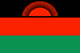 Malawi : Landets flagga (Liten)