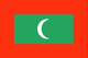 Maldives : Landets flagga (Liten)