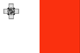 Malta : Maan lippu (Pieni)