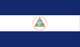 Nicaragua : La landa flago (Malgranda)