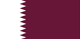 Qatar : Landets flagga (Liten)