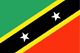 Saint Kitts and Nevis : Baner y wlad (Bach)