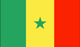 Senegal : Landets flagga (Liten)