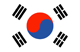 South Korea : Landets flagga (Liten)